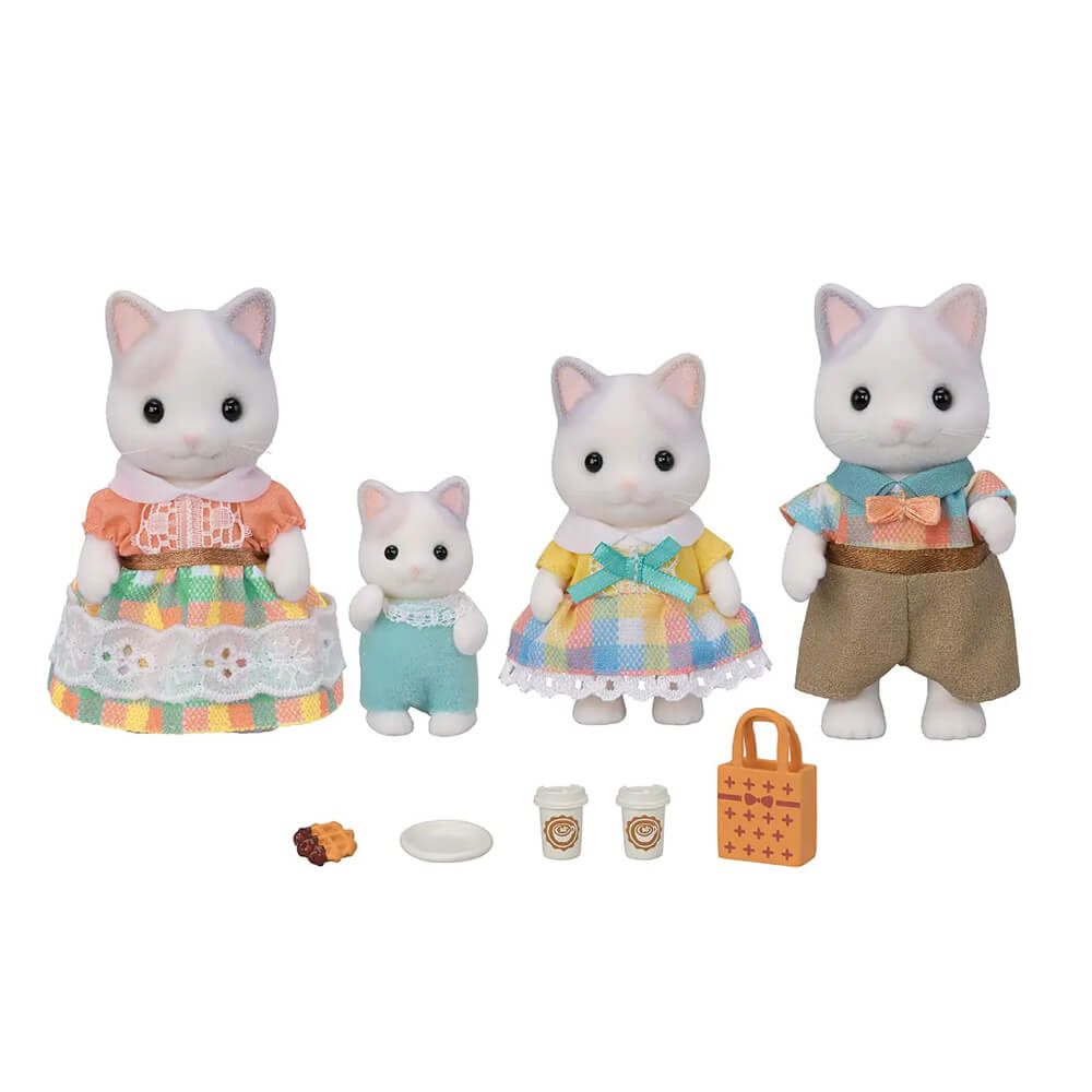 Sylvanian Families Latte Cat Family 5738